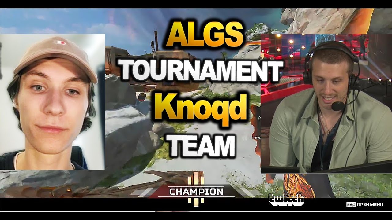 OG_Knoqd's team dominated ALGS Tournament with 18 Kills !! Nicewigg WATCH PARTY ( apex legends )