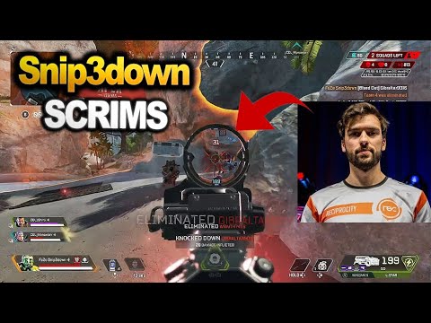 Snip3down tries to use L-Star in the game 3 of the Algs tournament -| ( apex legends )