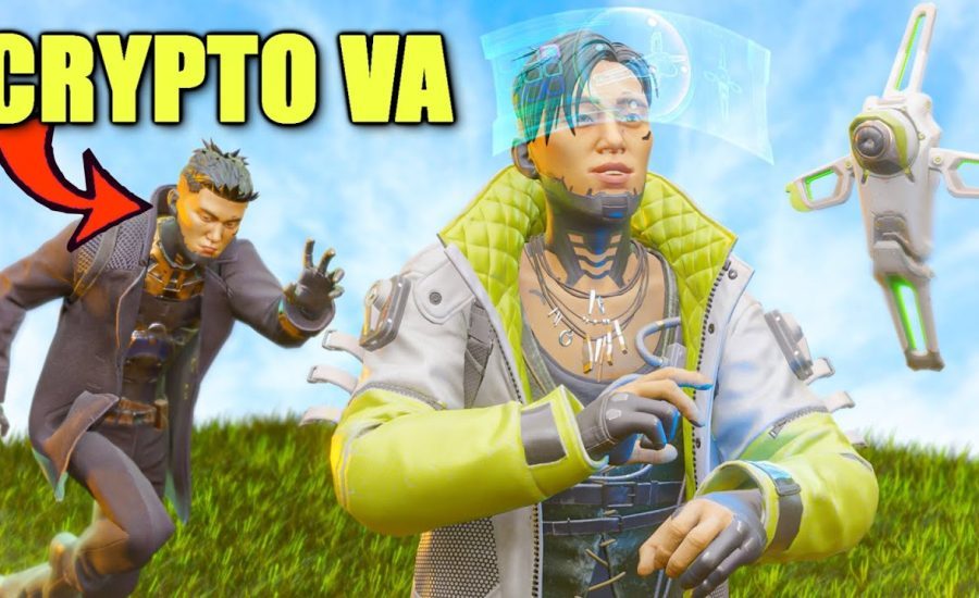 Stealing the Crypto Voice Actor's (Johnny Young) CHARACTER in Apex Legends