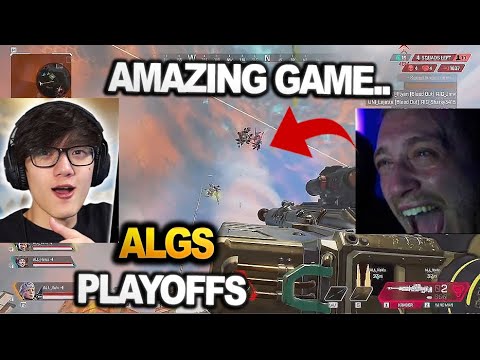 Streamers react to Yuki's Insane clutch at ALGS playoffs ( apex legends )