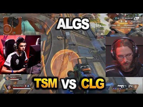 TSM ImperialHal Team vs CLG Mamba team in  ALGS Playoffs ( apex legends )