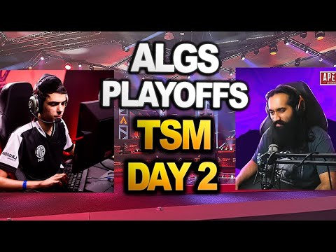 TSM Imperialhal Team ALGS SPLIT 2 PLAYOFFS DAY 2.. shivfps reacts to LG win ( apex legends )