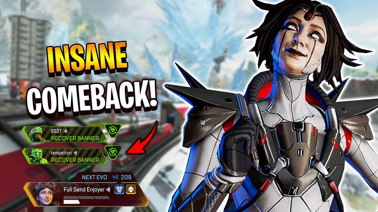 the most INSANE comeback I've ever experienced!! - Apex Legends