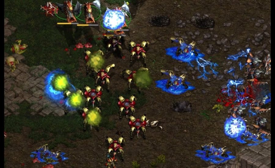 Bisu (P) v Larva (Z) on Fighting Spirit - StarCraft  - Brood War REMASTERED