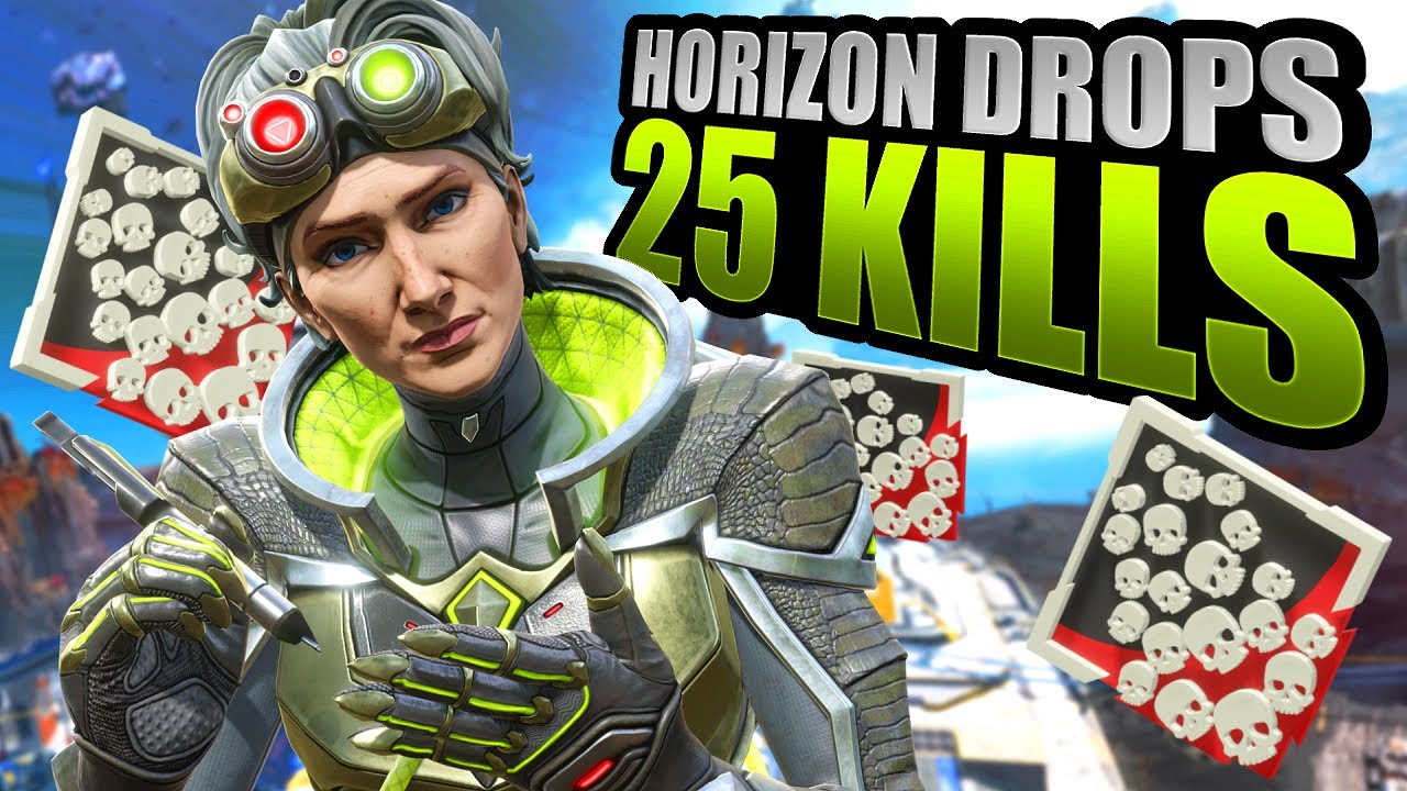 Horizon 25 KILLS and 4800 Damage EPIC Apex Legends Gameplay Season 16