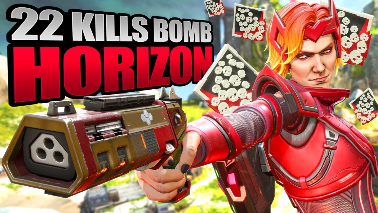 Horizon Stil Dropping BOMBS 22 KILLS and 4,400 Damage Apex Legends Gameplay Season 16