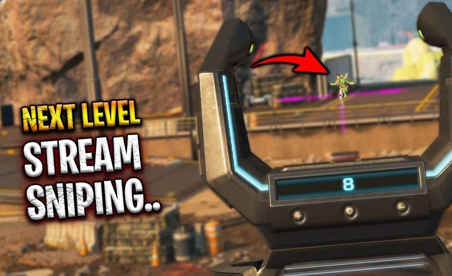 I promise you've NEVER seen a stream sniper quite like this before.. - Apex Legends