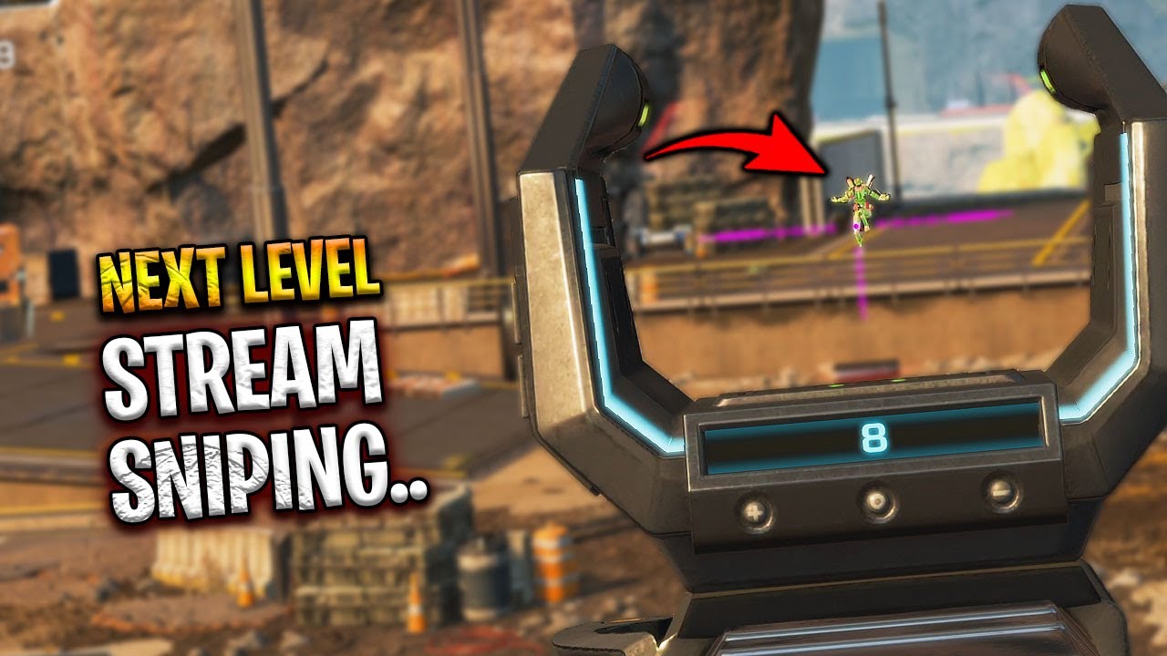 I promise you've NEVER seen a stream sniper quite like this before.. - Apex Legends