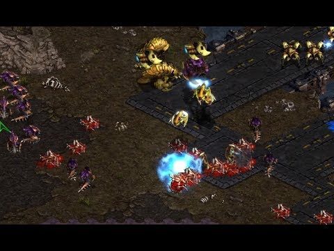 Larva (Z) v Stork (P) Twofer on Third World - StarCraft  - Brood War REMASTERED