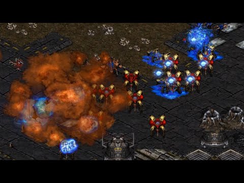 RARE 2023 LARVA (Z) MATCH vs STONE (P) on Retro - StarCraft - Brood War