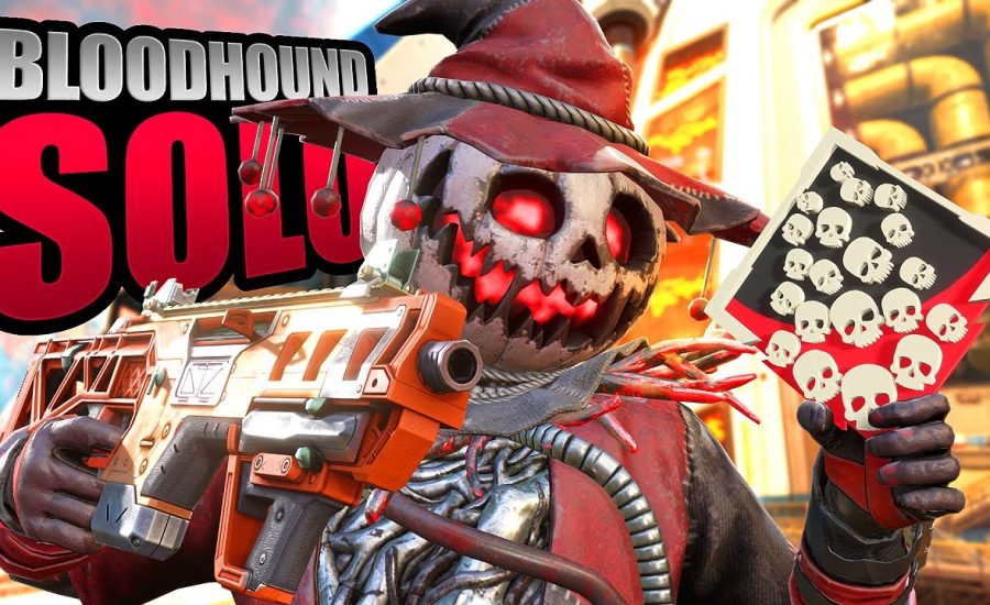 SOLO Bloodhound 21 KILLS and 4,600 Damage Apex Legends Gameplay Season 16