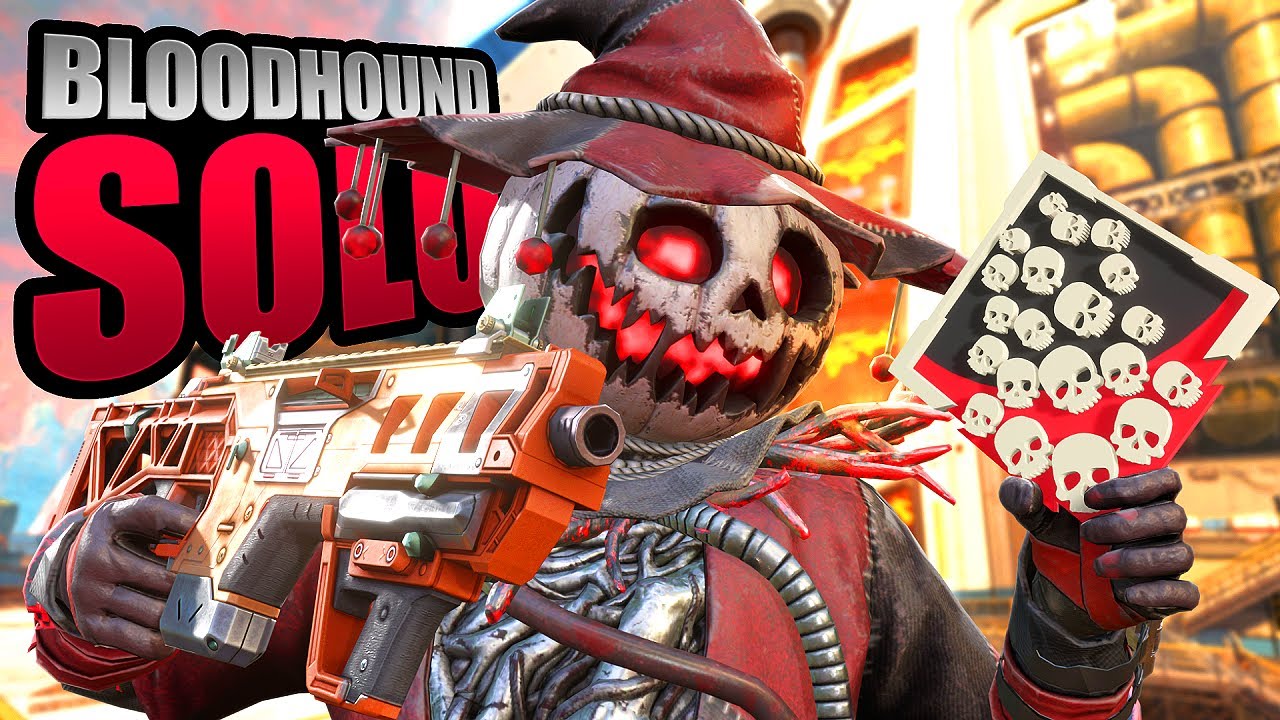 SOLO Bloodhound 21 KILLS and 4,600 Damage Apex Legends Gameplay Season 16