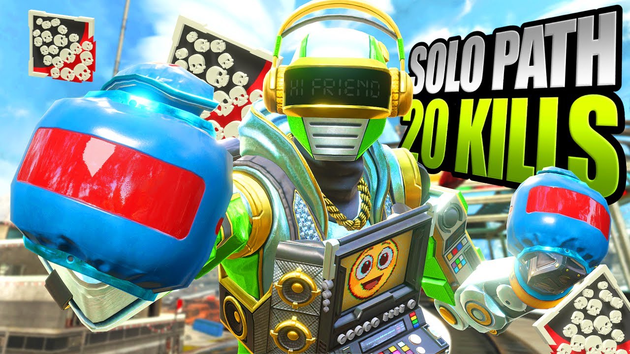 SOLO Pathfinder 20 KILLS and 4,000 Damage Apex Legends Gameplay Season 16