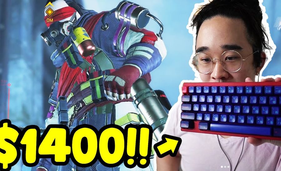 This is what playing Apex Legends on a $1400 custom keyboard is like