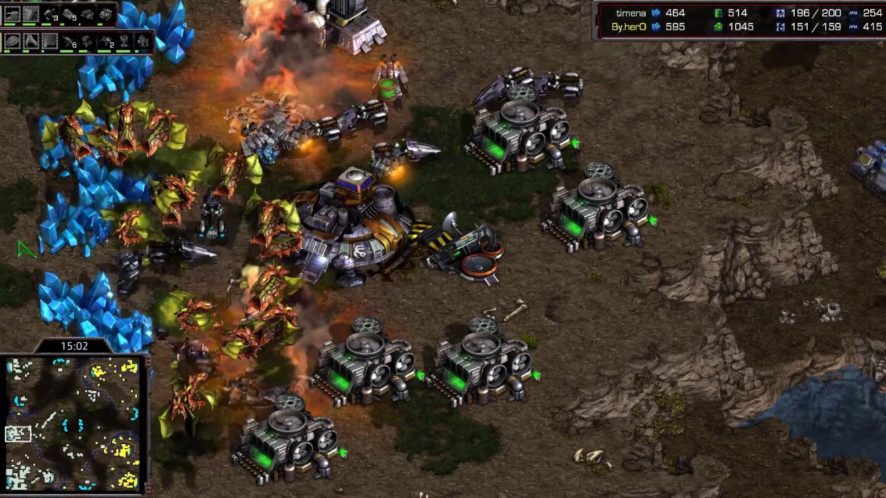 hero (Z) v Flash (T) on Fighting Spirit - StarCraft - Brood War REMASTERED