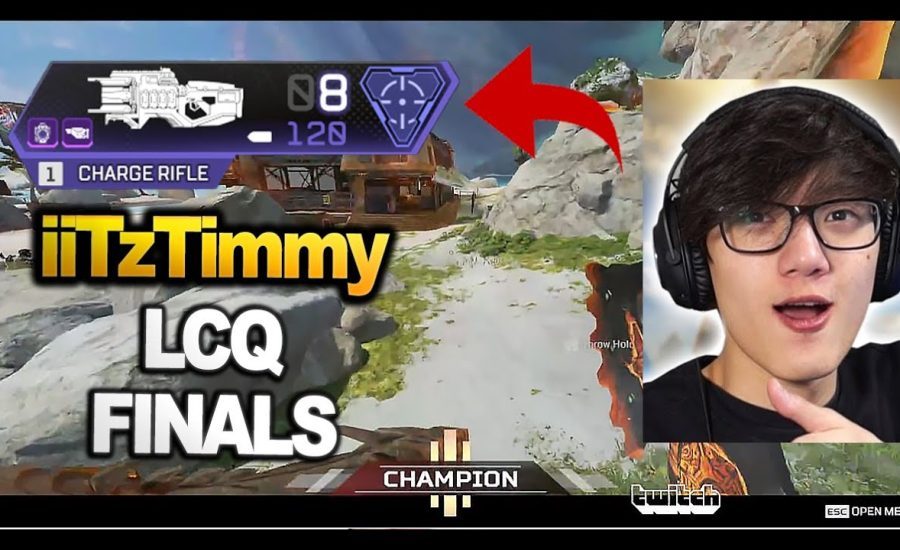 iiTzTimmy tries using the Charge Rifle in LCQ Finals!! ( apex legends )