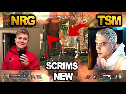 TSM Imperialhal team vs NRG Sweetdreams team in scrims !! NEW FOUGHT PART 2  ( apex legends )