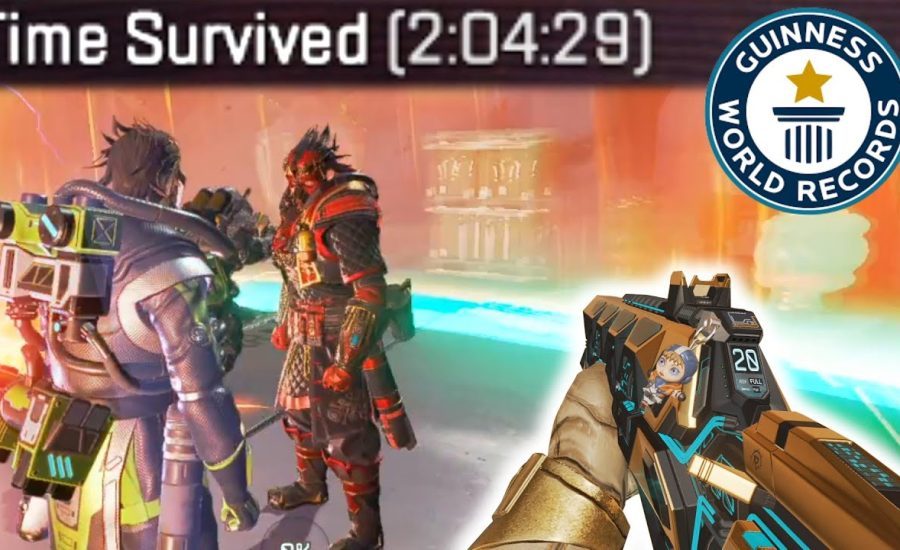 Breaking the WORLD RECORD for the LONGEST MATCH EVER in Apex Legends