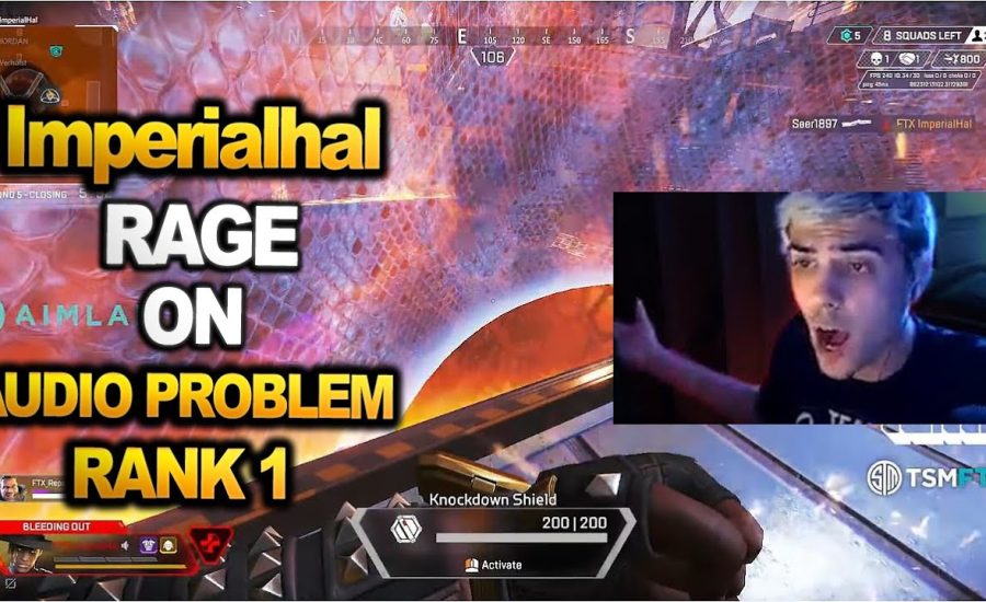 Imperialhal team vs Rank 1 team in scrims  | Imperialhal is raging!! - (  apex legends )