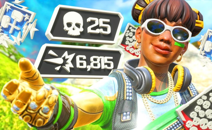 Lifeline DROPS 25 KILLS and 6.800 Damage Playing With Randoms Apex Legends Gameplay Season 16