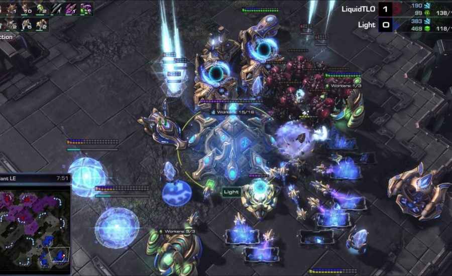 Light (P) v TLO (Z) on Acid Plant - StarCraft2 - Legacy of the Void 2018