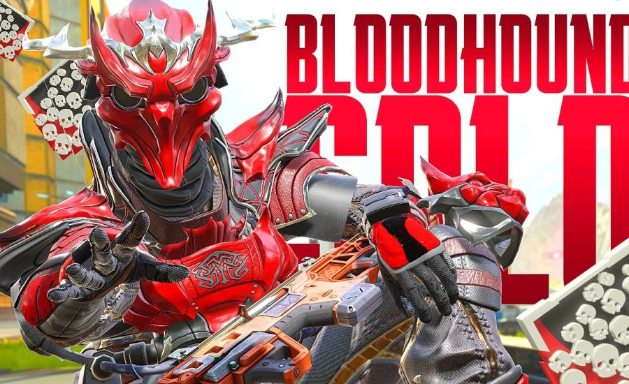 SOLO Bloodhound Getting 20 KILLS and 4K Apex Legends Gameplay Season 16