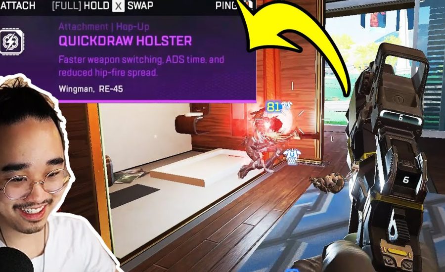 THE NEW WINGMAN HOP UP IN OLYMPUS! IS QUICKDRAW WORTH IT? (Season 7 Apex Legends)