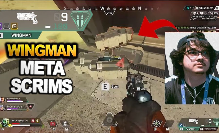 TSM Albralelie shows why the Wingman is so good for Scrims !! ( apex legends )