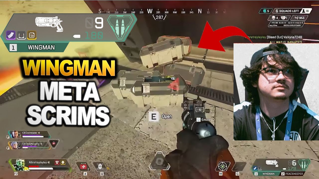 TSM Albralelie shows why the Wingman is so good for Scrims !! ( apex legends )