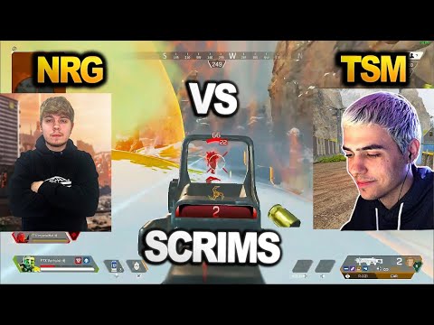 TSM Imperialhal team vs NRG Sweetdreams team in scrims !! WHO WIN ?? ( apex legends )