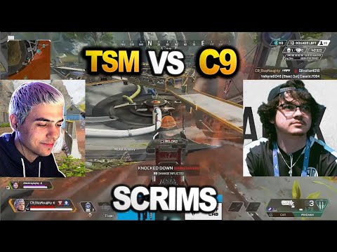 TSM Imperialhal team vs TSM Albralelie team in scrims !! WHO WIN ?? ( apex legends )