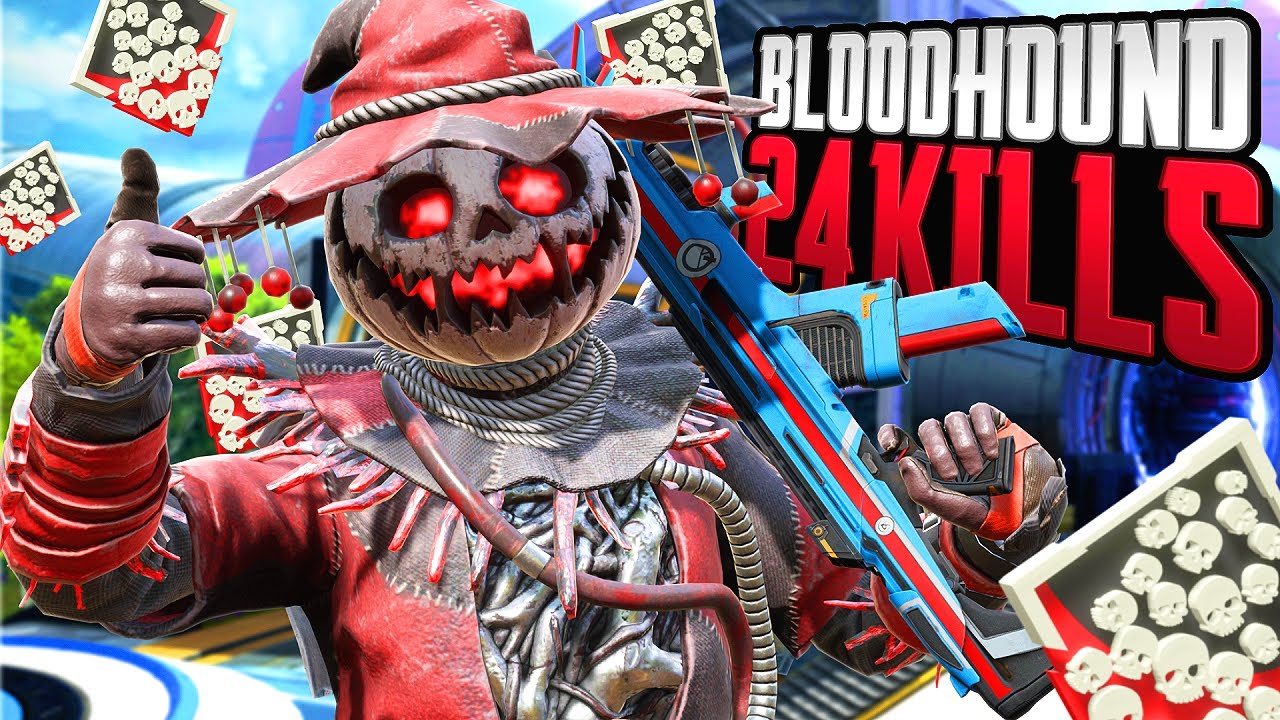 AMAZING Bloodhound 24 KILLS and 4,600 Damage Apex Legends Gameplay Season 16