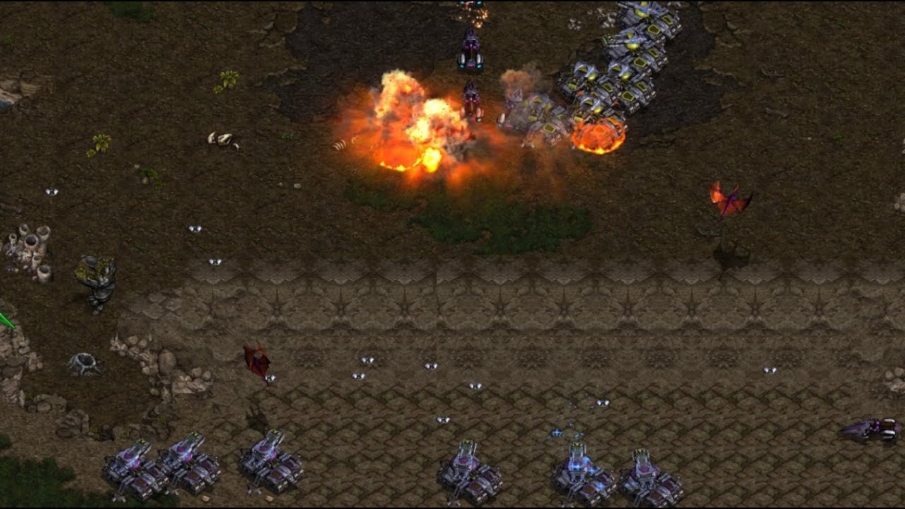Fantasy (T) v Light (T) on New Sniper Ridge - StarCraft  - Brood War REMASTERED