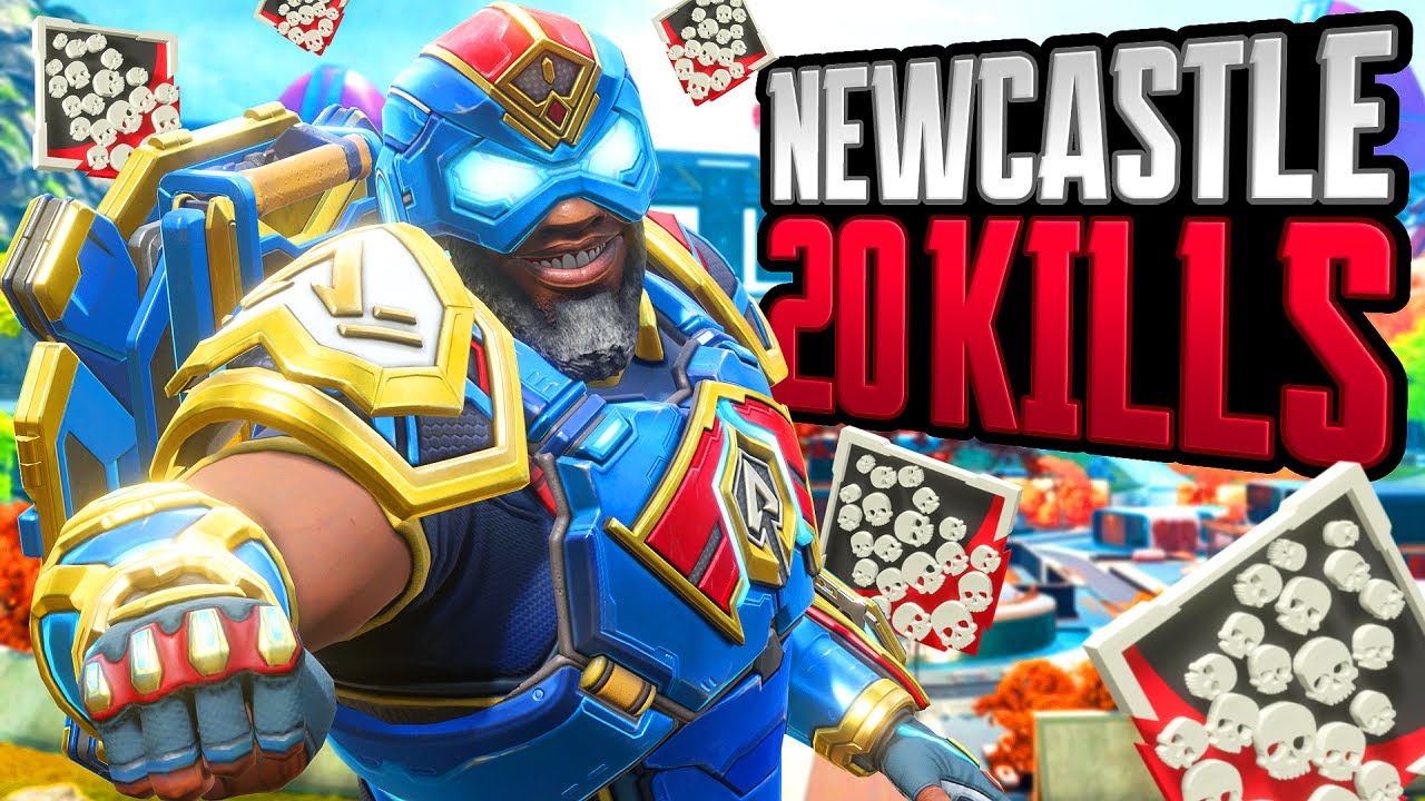 Newcastle DROPPING 20 KILLS Apex Legends Gameplay Season 16