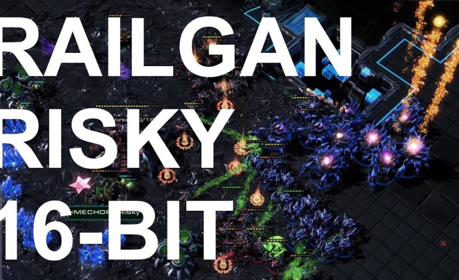 Railgan (Z) v Risky (Z) on 16-bit - StarCraft 2 - Legacy of the Void 2018