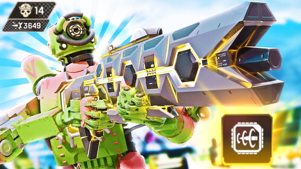 SLAYING with the IMPROVED OP ANVIL RECEIVER in Apex Legends