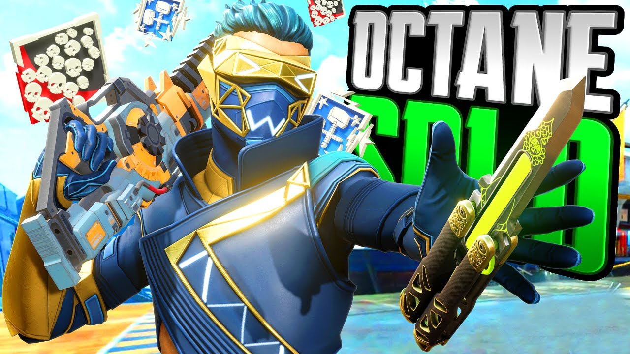 SOLO Octane 25 KILLS and 5,800 Damage Apex Legends Gameplay Season 16