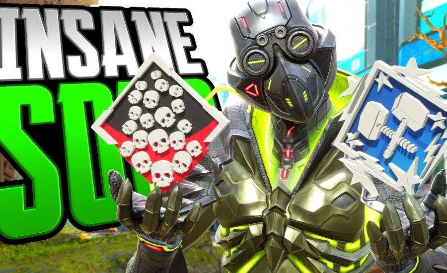 SOLO Octane 26 KILLS and 6,200 Damage Apex Legends Gameplay Season 16