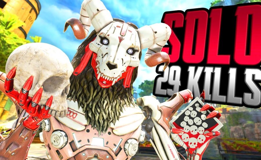 SOLO Revenant 29 KILLS and 4900 Damage Apex Legends Gameplay Season 16