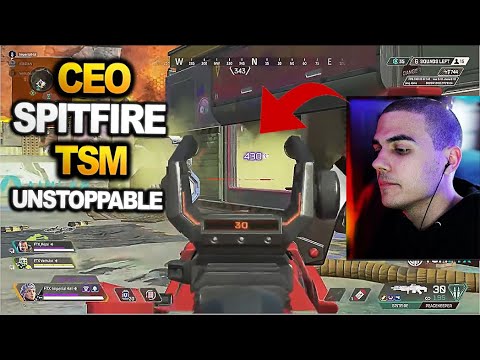 TSM Imperialhal tries using The Spitfire & Peacekeeper and dominates algs scrims !! ( apex legends )