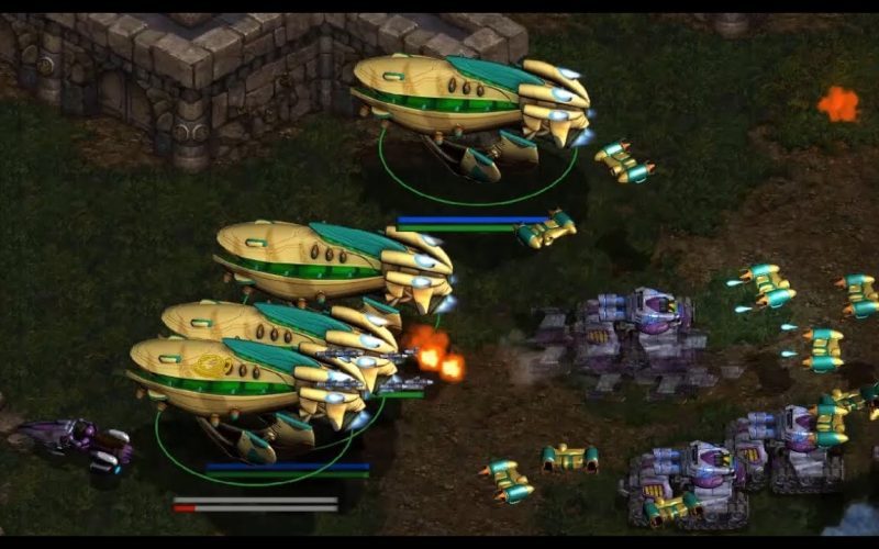 Wraiths! Carriers! - Ruin!  (P) vs Speed!  (T) on Minstrel - StarCraft - Brood War REMASTERED