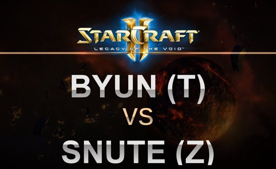 ByuN (T) v Snute (Z) on Abyssal Reef - StarCraft 2 - LOTV 2018