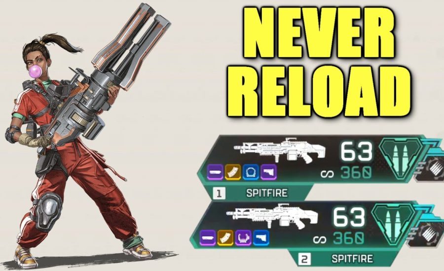 Rampart NEVER HAS TO RELOAD with this HUGE BUFF in Apex legends