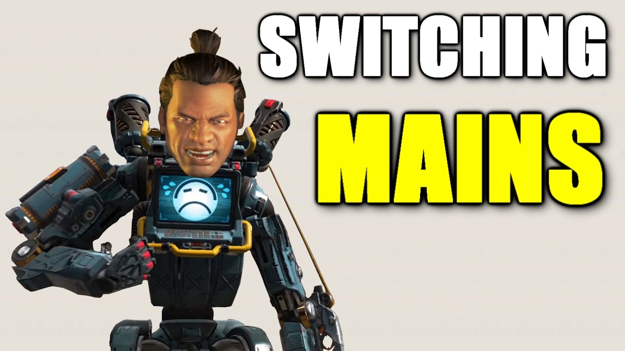 so we decided to switch mains for a day in apex legends...