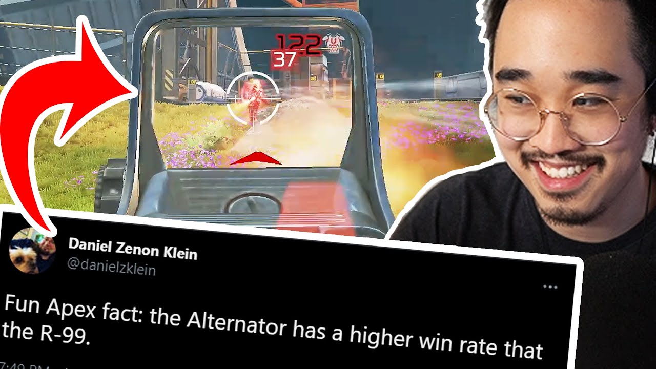 Respawn dev says the Alternator has a higher win rate than the R99!! (Apex Legends)