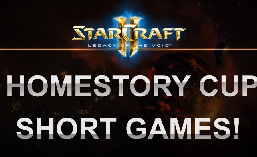 SC2 - Legacy of the Void 2017 - Homestory Short Games Compilation!