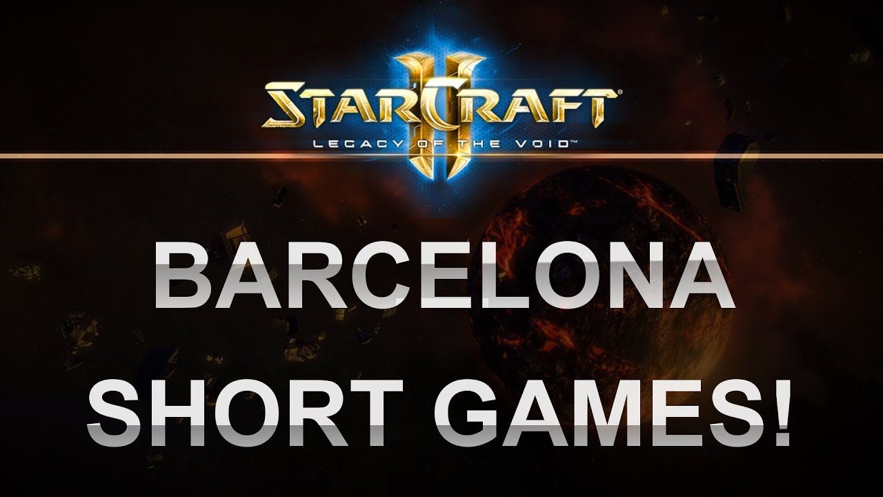 SC2 - Legacy of the Void 2017 - WESG Barcelona Short Games Compilation!