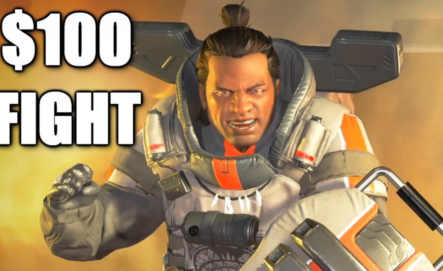 so I made my friends fight over $100 in apex legends