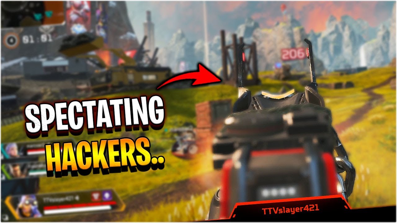 spectating HACKERS and CHEATERS in Apex Legends ranked