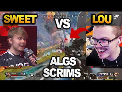 Loustreams Team vs Sweetdreams Team in Algs scrims ( apex legends )